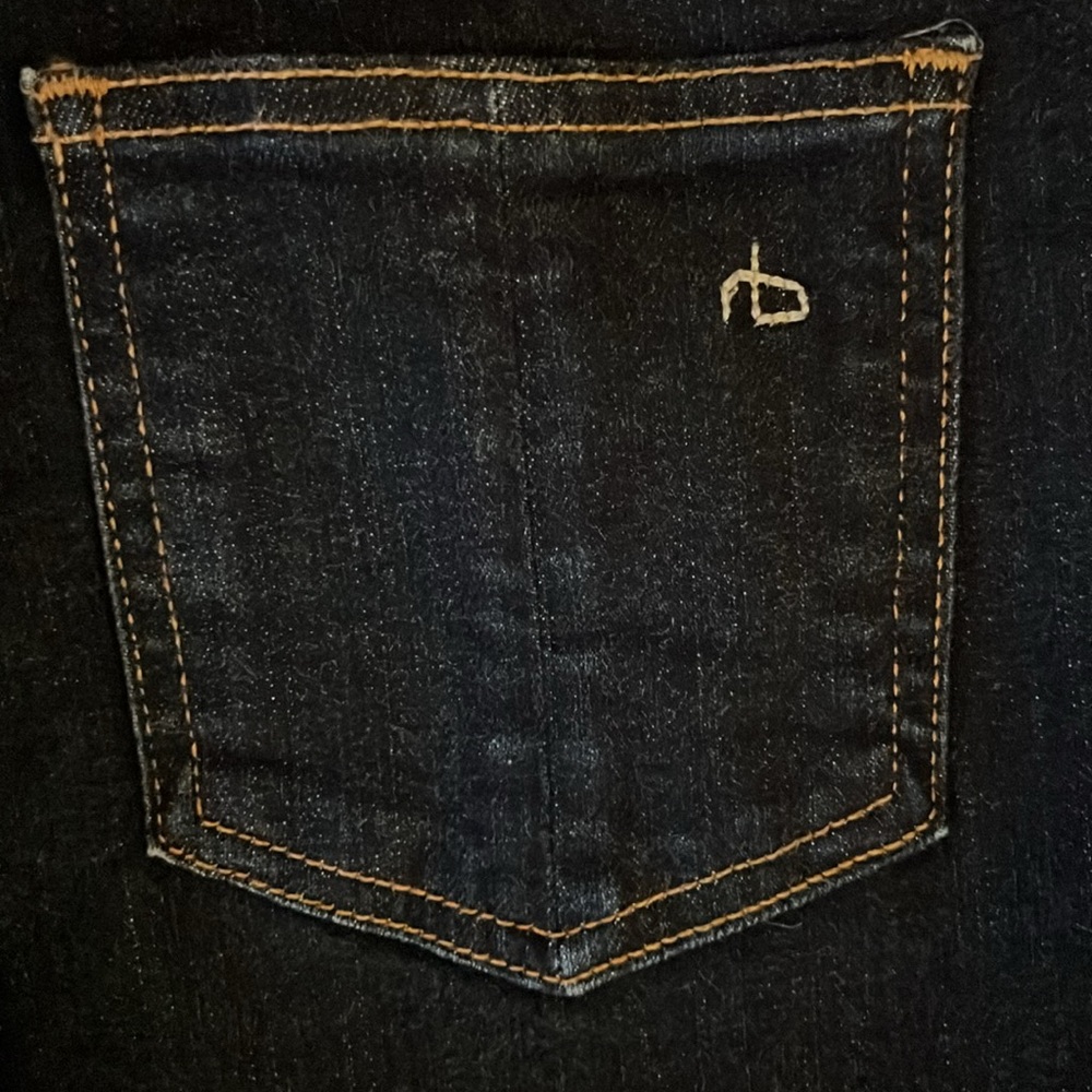 RAG&BONE Slim Jeans 27 Blue High Rise Skinny Jeans Heritage - Picture 5 of 13